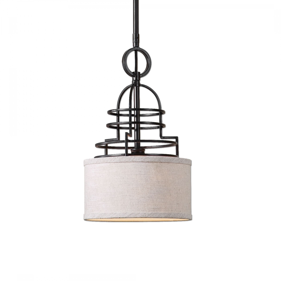 Cupola 1 Light Mini Drum Pendant UVU22054