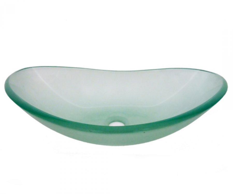 oval glass vessel bathroom sinks