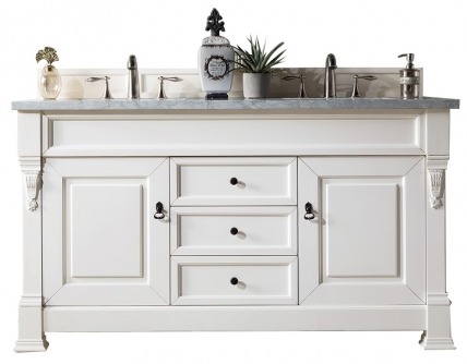 60 Inch Double Sink Bathroom Vanity with Choice of Top