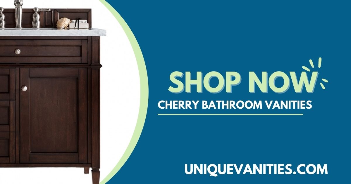Cherry Bathroom Vanity [Dark & Natural Finish]