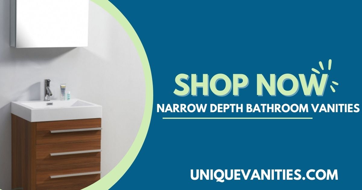 Shop Narrow [Shallow] Depth Bathroom Vanities On Sale