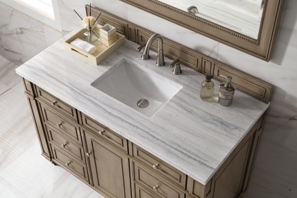 48 Inch Walnut Single Sink Bathroom Vanity