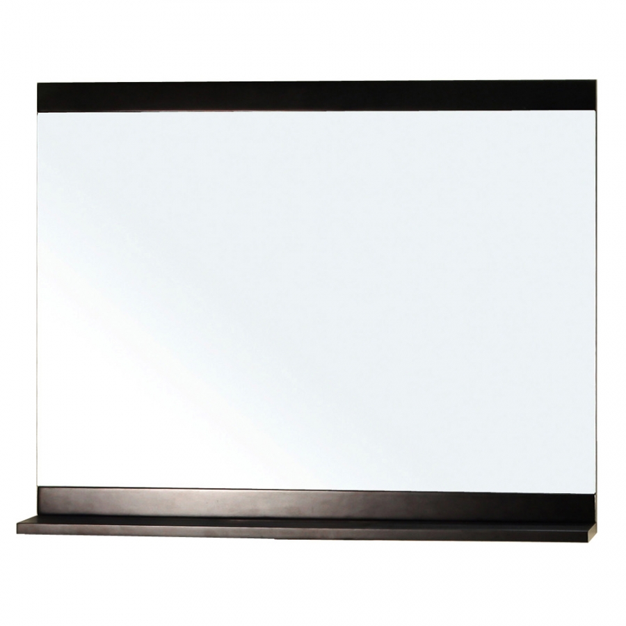 Rectangular Dark Espresso Bathroom Wall Mirror 36 X 30 Inch On Sale