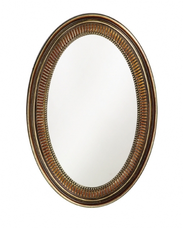 Ethan Oval Mirror with Museum Bronze Finish