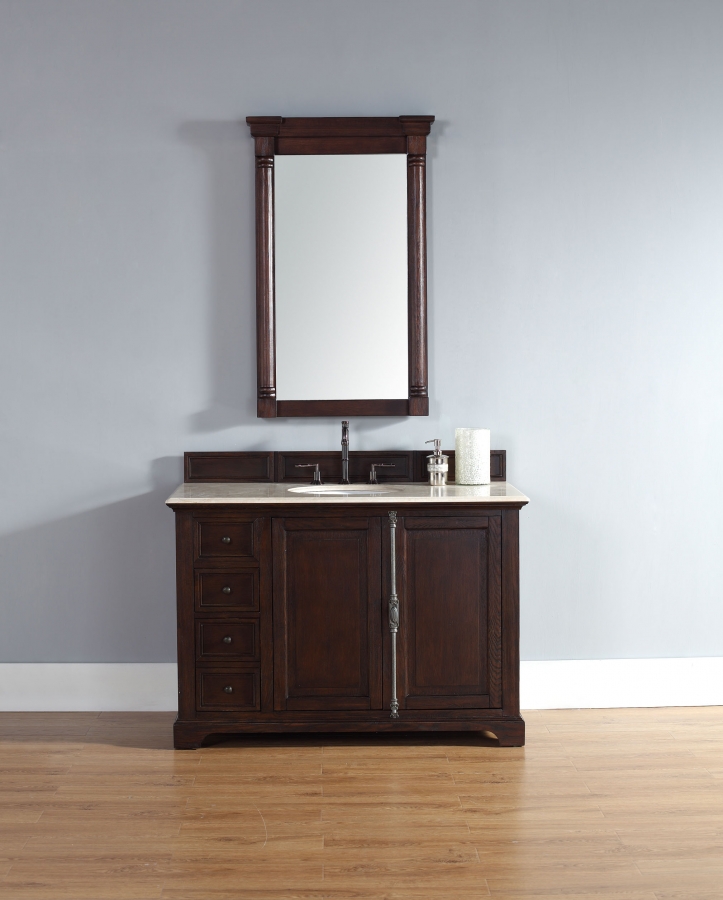 48 Inch Single Sink Bathroom Vanity In Sable Finish UVJMF238105523148