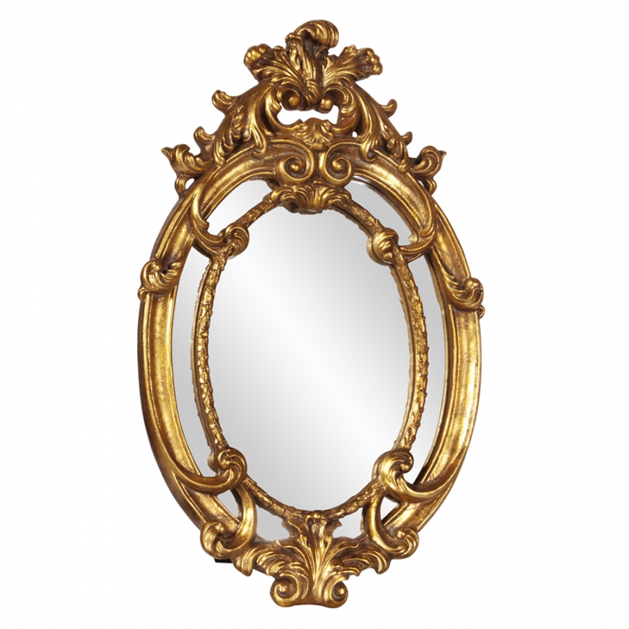 Cartwell Antique Gold Oval Mirror UVHE84005