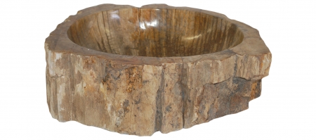 natural petrified wood stone vessel sink