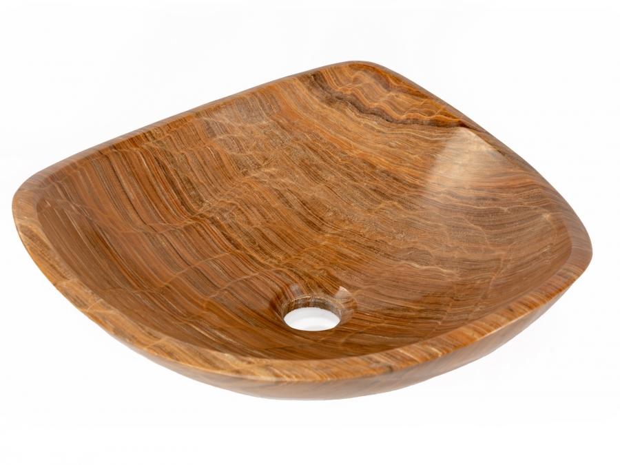 Wooden Marble Freeform Vessel Sink Uvebs032wyp