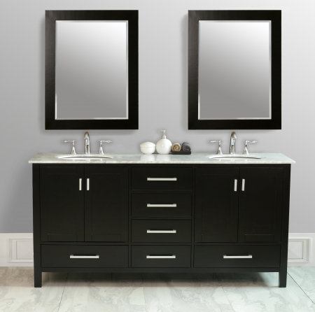 72 Double Sink Bathroom Vanity with Choice of Top UVSHGM641272