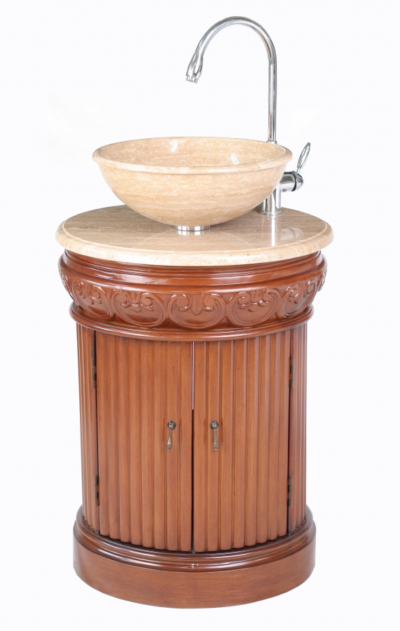 23 Inch Single Vessel Sink Bathroom Vanity