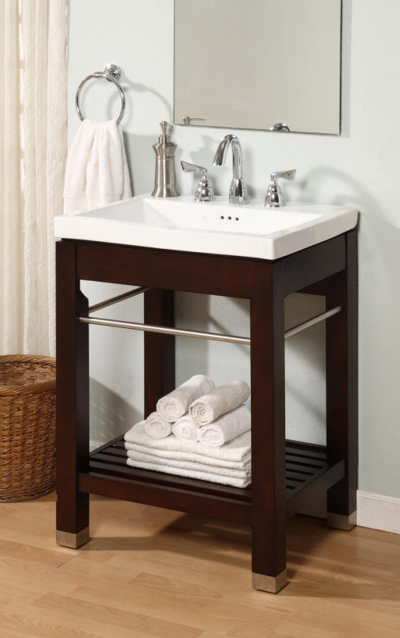 Single sink deals vanity 24 inch