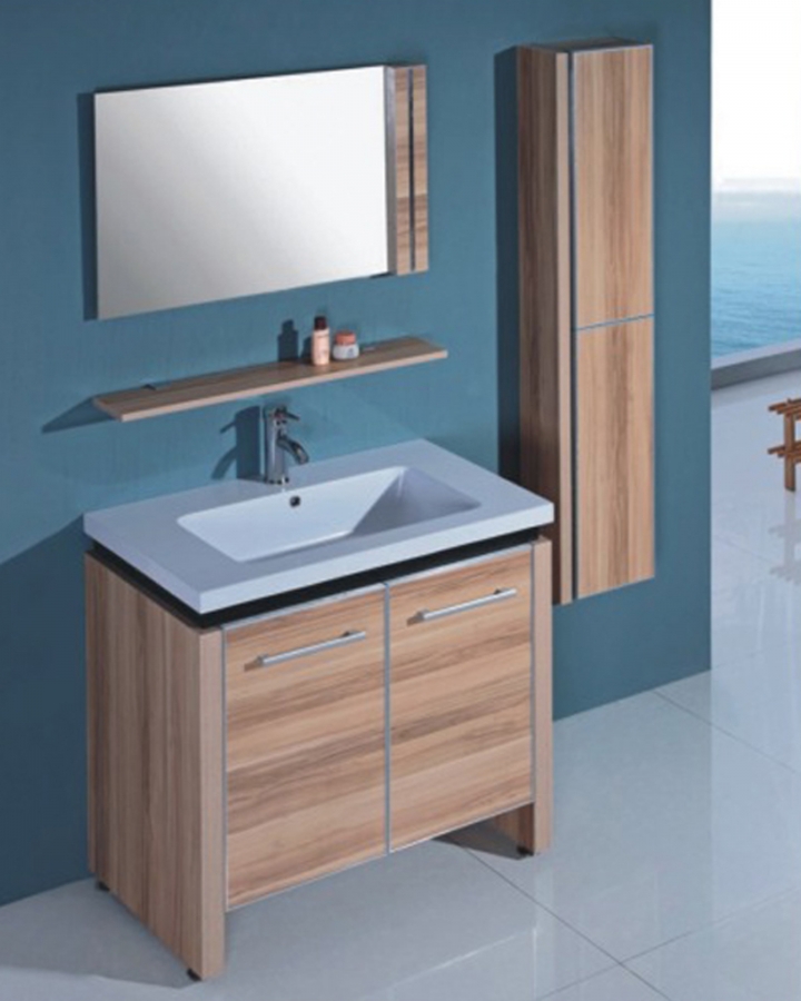 31.5 Inch Single Sink Bathroom Vanity with Matching Mirror