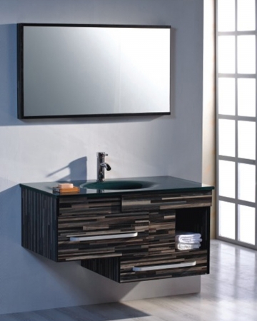 39 5 Inch Modern Floating Bathroom Vanity Set With Mirror On 39 5 Inch Modern Floating Bathroom Vanity Set With Mirror On