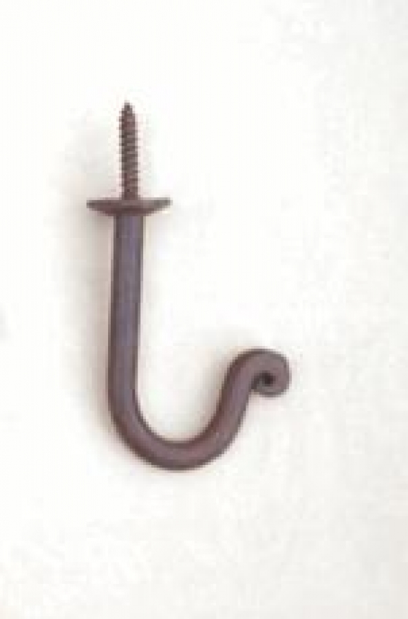 Wrought Iron Curtain Rod Ceiling Hooks Rustic