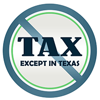 No Tax Except in Texas