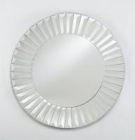 Radiance Contemporary Round Glass Mirror