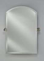Radiance Traditional Arched Glass  Mirror with Brackets