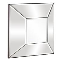 Stephen Mirror on Mirrored Frame with Center Convex