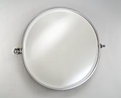 Radiance Traditional Round Brass Mirror with Brackets