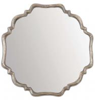 Valentia Plated Oxidized Silver With A Rust Gray Wash Unique Mirror