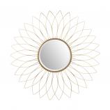 Daisy Sunburst Gold Mirror