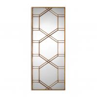 Kennis Gold Leaf Rectangular Leaner Mirror