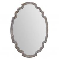 Ludovica Aged Wood Accented With A Gray Wash Unique Mirror