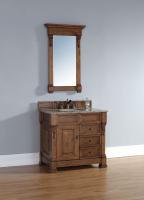 36 Inch Country Oak Bathroom Vanity with Choice of Top