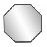 Ronan Matte Graphite Octagonal Mirror