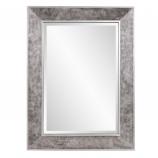 Corbin Textured Silver Rectangular Mirror