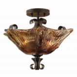 2 Light Semi Flush Mount Ceiling Light Fixture