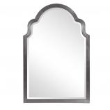 Sultan Arched Mirror - Custom Painted Glossy Charcoal