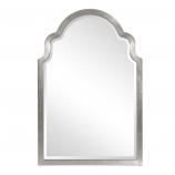 Sultan Arched Mirror - Custom Painted Glossy Nickel