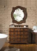 41 Inch Single Sink Bathroom Vanity with Galala Beige Marble Top