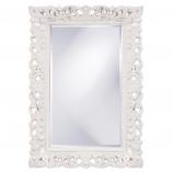 Barcelona Rectangular Mirror - Custom Painted Glossy White