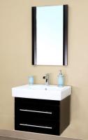 24 Inch Single Sink Bathroom Vanity in Black