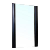Rectangular Solid Wood Black Frame Mirror
