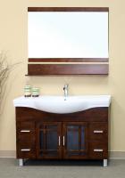 48 Inch Walnut Single Sink Bathroom Vanity with Drawers