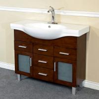 39.8 Inch Single Sink Bathroom Vanity with Soft Close Hinges