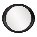 Ellipse Round Mirror - Custom Painted Glossy Black