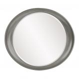 Ellipse Round Mirror - Custom Painted Glossy Nickel