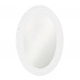 Ethan Oval Mirror - Custom Painted Glossy White