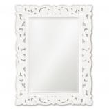 Chateau Rectangular Mirror - Custom Painted Glossy White
