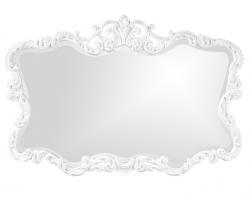 Talida Unique Glossy White Lacquer Mirror