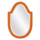 Lancelot Arched Mirror - Custom Painted Glossy Orange