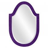 Lancelot Arched Mirror - Custom Painted Glossy Royal Purple