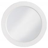 Lancelot Round Mirror - Custom Painted Glossy White