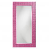 Lancelot Rectangular Mirror - Custom Painted Glossy Hot Pink