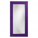 Lancelot Rectangular Mirror - Custom Painted Glossy Royal Purple