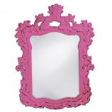Turner Unique Mirror - Custom Painted Glossy Hot Pink
